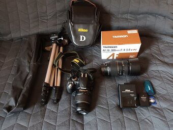 Nikon D3100 s príslušenstvom - 2