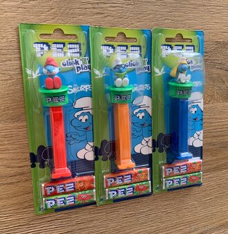 PEZ dákovače Smurfs šmolkovia 3 ks - 2