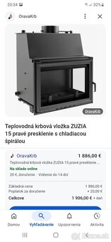 Krbova vložka s výmenníkom - 2