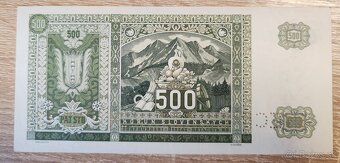 500 ks, 1941, 3Vu, 2x SPECIMEN dolný, KOLOK - 2