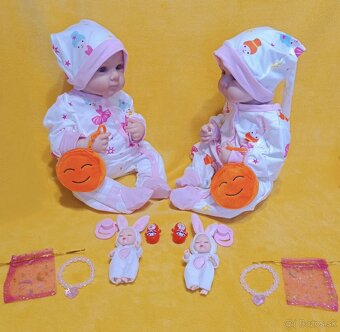 Realistické bábätká dvojičky Danka a Janka - 2