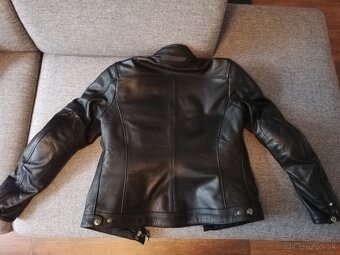 Zánovná motorkárska kožená bunda REVIT - veľkosť 38 - 2