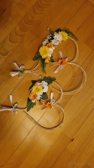 Svadobná výzdoba na auto - 2