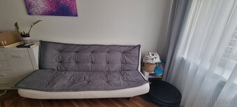 Gauč sivo-kremový - 2