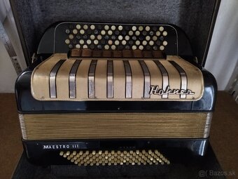 gombíkový chromatický akordeon Hohner Maestro lll. 96 bas - 2
