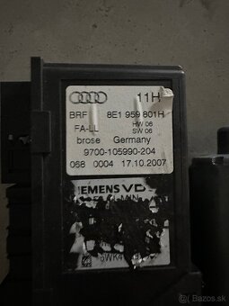 Motorček sťahovania okien predný Ľavý audi a4 - 2