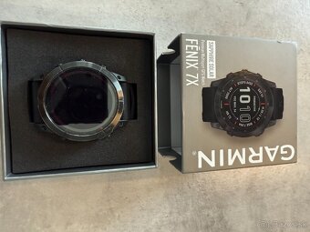 Garmin Fenix 7X Sapphire Solar Black DLC Titanium/Black Band - 2