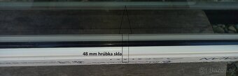 Fixne okna 50x150,150x50,120x50 trojsklo biela,antracit, dub - 2