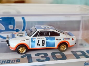 Škoda 130 RS rally Monte Carlo 1977 - model, nový - 2