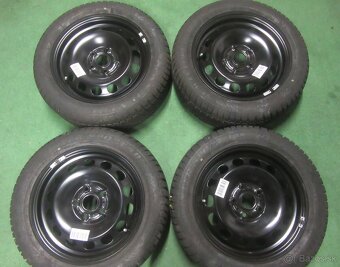 R16 NOVÁ zimná sada VW rozteč 5x112 205/55R16 DUNLOP - 2