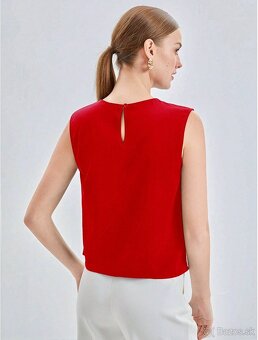 NOVE elegantne červene tričko, vel. L - 2