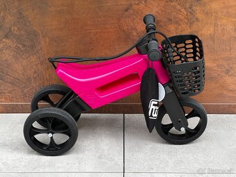 Odrazadlo FUNNY WHEELS Rider SuperSport 2v1 ruzova-malina - 2