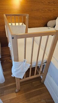 Prístavná postieľka Cocon nature / Kolíska 90x40cm - 2