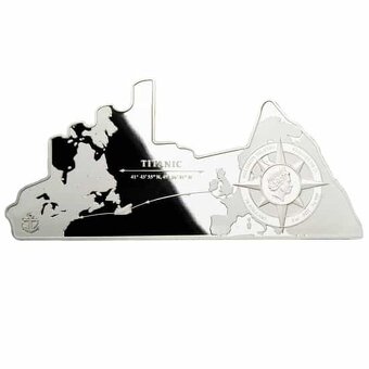 Investicne striebro mince minca Titanic 155g - 2