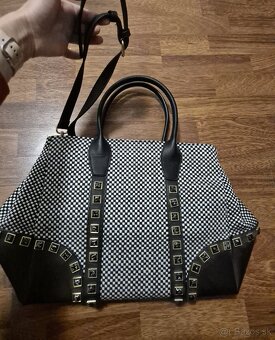 dámska kockovaná kabelka - 2