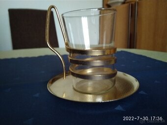 4x retro šálek, bruselský styl - 2