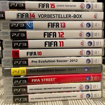 Playstation 11x hra Fifa, Street, Pes, PS3 - 2