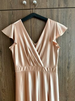 dámske spoločenské zlaté šaty veľ.42 -XXL - 2