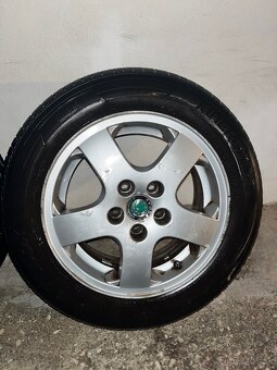 DISKY ŠKODA FABIA R14 + LETNÉ HANKOOK - 2