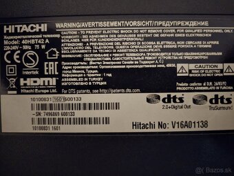 TV Hitachi 40hbt42a - 2