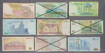 Bankovky UNC Irán - 2