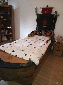 Pirátska detská posteľ Black Pirate CILEK - 2