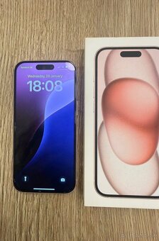 iPhone 15 128GB, rúžový - 2