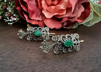 Smaragdove nausnice - 2