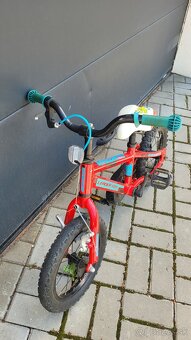 Detský bicykel Leader Fox Santo 14" červená/modrá - 2