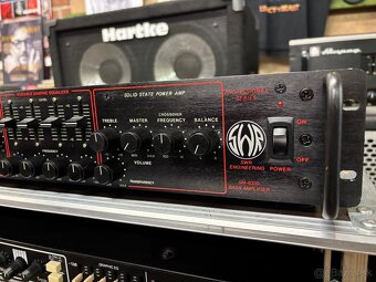SWR SM-400S Profi bass Amp s 2U rackom - 2