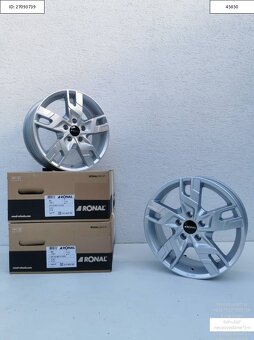 Renault Trafic, Opel Vivaro alu disky 5x114,3 R17 7J ET45 12 - 2