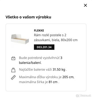 Rozkladacia posteľ IKEA - 2