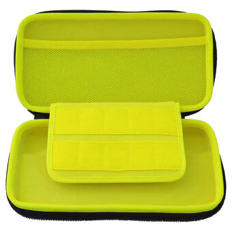 Nintendo Switch Lite : Hard Pouch (Black/Yellow) - 2