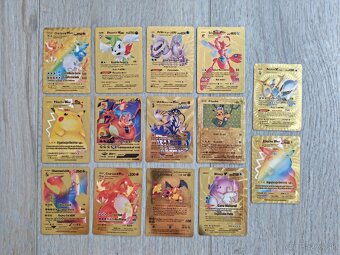Zlaté pokémon karty - 2