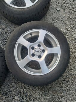 Alu 5 x 100 R 14" + letné pneu. - 2