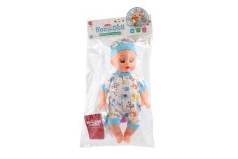 Bábika bábätko plast 32cm,cika a smeje sa a plače - 2