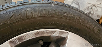 Predam pneumatiky 185/60R15 plus hlinikove disky skoda Rapid - 2