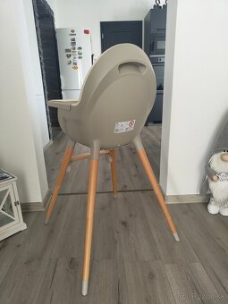 KINDERKRAFT Stolička jedálenská FINI2 Beige - 2