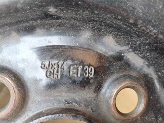 Plechové disky 14" 5Jx14 ET39 - 2