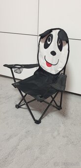 Detská skladacia stolička Panda - 2