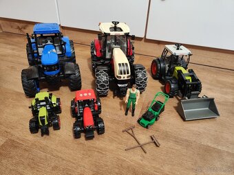 Veľká sada traktorov a doplnkov - Bruder Claas a iné - 2