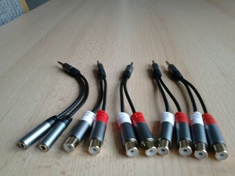 Predám nepoužité stereo audio rozbočovače - 2