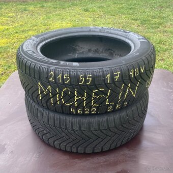 215/55 r17 zimné MICHELIN 98V - 2