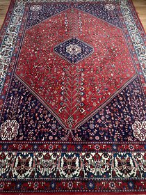 Luxusný ručne viazaný koberec Abadeh, top stav, 304x204 - 2