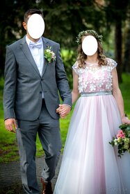 Ručne šité svadobné šaty - 2