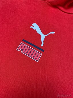 Červená značková mikina Puma- Výborný stav - 2