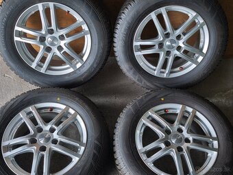 Alu disky 5x114,3 r16 zimné pneumatiky 215/65 r16 Falken 8mm - 2