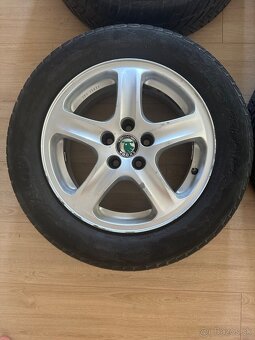 Original Škoda Octavia, Fabia alu disky 5x100 R15 6x15 ET38 - 2