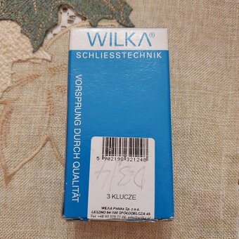 Bezpečnostná vložka WILKA s 3 kľúčmi - 2