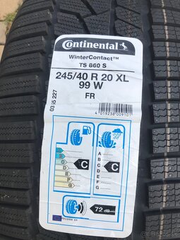 245/40r20 nove2x Contin99w xl fr conti ts 860 s - 2